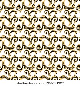 Oriental vector damask Patterns for  wedding cards.