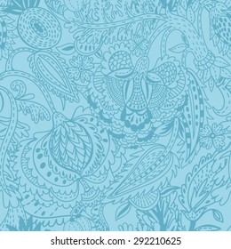 Oriental Vector Floral pattern. Bright abstract background. Bright illustration, can be used for creating card, invitation card for wedding,wallpaper and textile.
