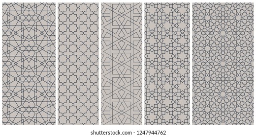 Oriental vector ornament, used for decoration of frames and borders, black and white, and monotonous. Useful content for printing and for designers.