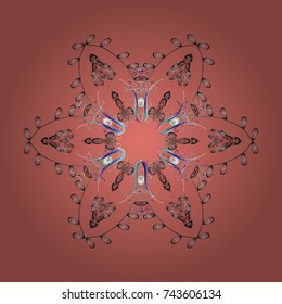 Oriental vector pattern with arabesques and floral elements. Traditional classic ornament. Vintage pattern with arabesques.