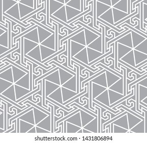 Oriental vector pattern. Arabic geometric ornament for background