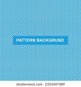 Oriental vector pattern in blue