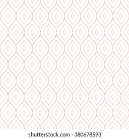 Oriental vector pink classic ornament. Seamless abstract background
