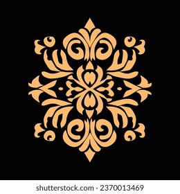 
Oriental vintage ornament vector illustration. graphic elements. use for patterns, greetings, business cards, wedding invitations, t-shirts, etc.