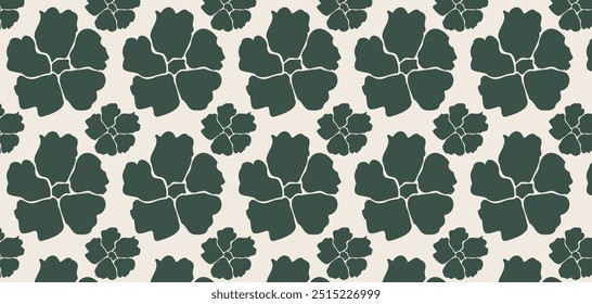 Oriental vintage seamless pattern. Pastel background in minimalist for backgrounds, wallpapers, textile, and fashion.