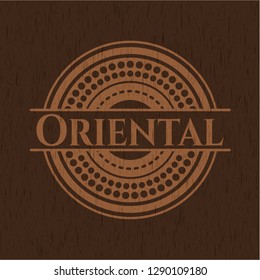 Oriental wood emblem