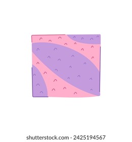 oriental wool carpet cartoon. cozy abstract, kilim magic, bath piece oriental wool carpet sign. isolated symbol vector illustration