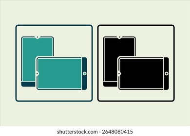 Orientation icon. icon related to UI elements. suitable for web site, app, user interfaces,element, printable etc. solid icon style. simple vector design editable