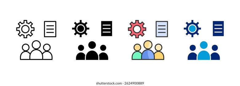 Orientation Icon Set Multiple Style Collection