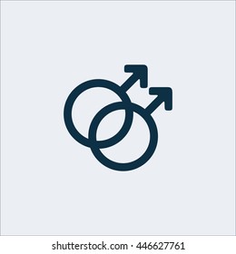 Orientation icon,mars double icon,mars icon ,gender icon, gay icon
