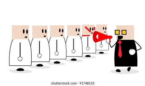 the orientation of the introduction of new people within the company