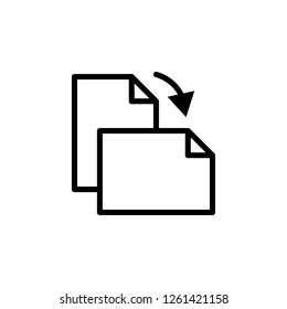 orientation page icon. Can be used for web, logo, mobile app, UI, UX