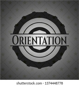 Orientation realistic black emblem