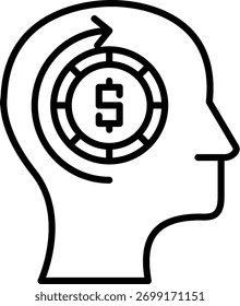 Oriented Line vector Icon Design