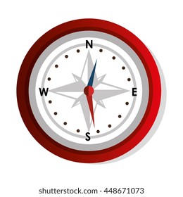 Orienteering equipment isolated icon, vector illustration graphic design.