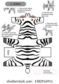 363 Zebra Origami Images, Stock Photos & Vectors 