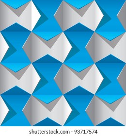 origami 3d pattern (continuous)
