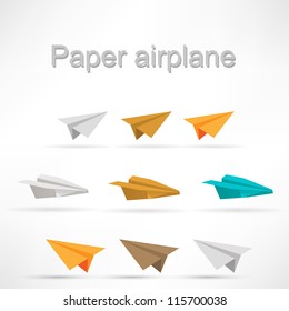 origami airplane set.