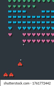 Origami Airplanes and Shurikens Vector Art