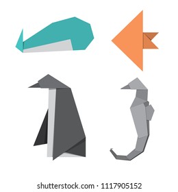 Origami Animal Vector