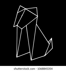 Origami animals vector illustration. Pattern for fabric, baby clothes, background, textile, wrapping paper and other decoration.