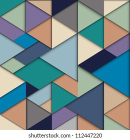  Origami background in retro colors. Vector eps10