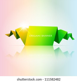 Origami banner