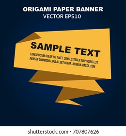 origami banner