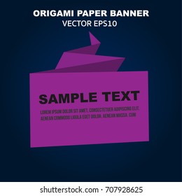 origami banner