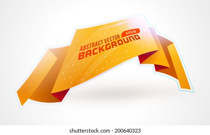 Origami banner abstract geometric vector backgrounds 