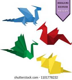 ORIGAMI BANNER DRAGON