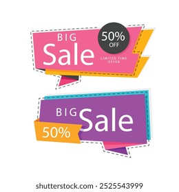 origami big sale banner collection