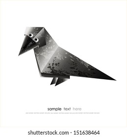 Origami bird