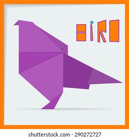 origami bird