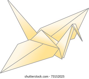 Origami bird