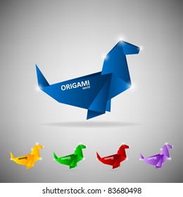 Origami bird