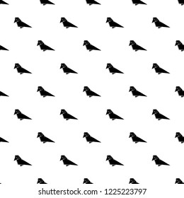 Origami bird pattern vector seamless repeating for any web design