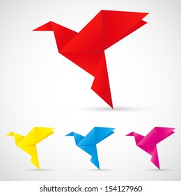 Origami birds