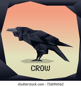 Origami Black Crow