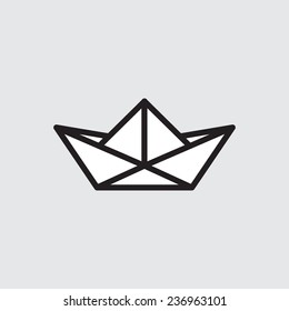Origami boat