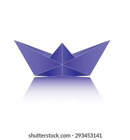 Origami boat