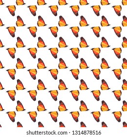 Origami butterflies.  Vector seamless background. Modern polygonal  design. Flat design pattern 