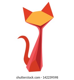 origami cat
