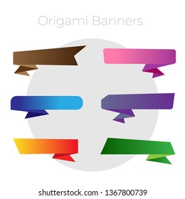 Origami Color Banner