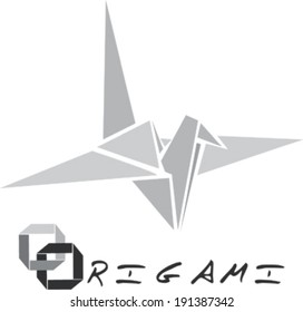Origami crane- design element