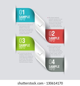 Origami design element. Fully editable vector.