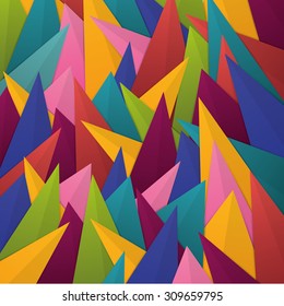 Origami digital design, vector illustration eps 10.