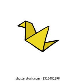 origami doodle icon