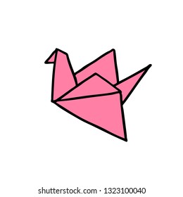 origami doodle icon