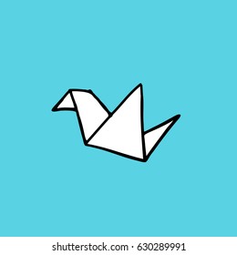 origami doodle icon